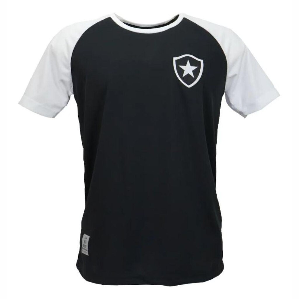 Camisa Botafogo Basic Símbolo Masculina Preto Branco