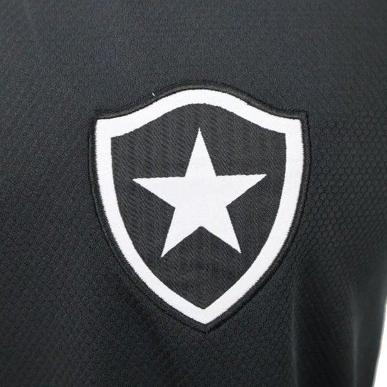 Camisa Botafogo Basic Símbolo Masculina Preto Branco