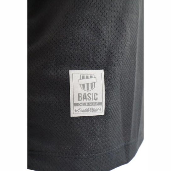 Camisa Botafogo Basic Símbolo Masculina Preto Branco