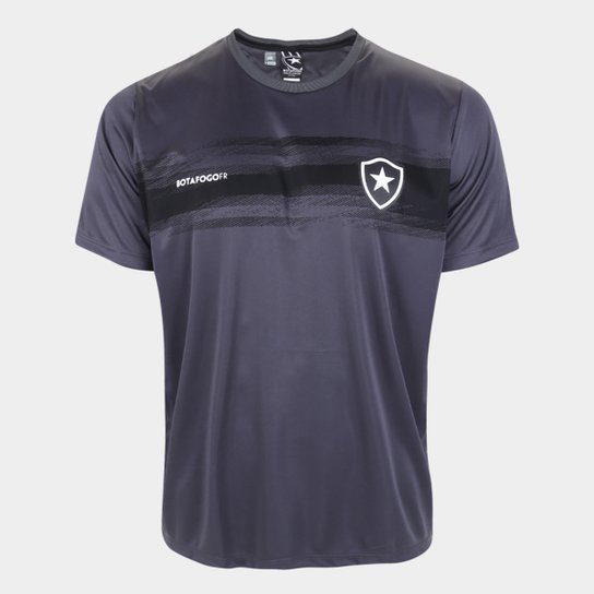 Camisa Botafogo Chain Masculina - Chumbo Menor preço em Camisa Botafogo Chain Masculina - Chumbo
