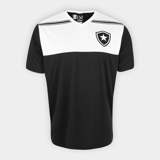 Camisa Botafogo Estrela Solitária n° 7 Exclusiva Masculina - Preto+Branco Menor preço em Camisa Botafogo Estrela Solitária n° 7 Exclusiva Masculina - Preto+Branco