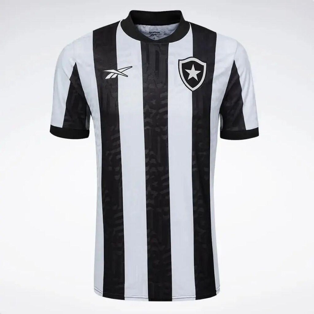 Camisa Botafogo Home Masculina Reebok Listrada Torcedor