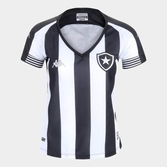Camisa Botafogo I 20/21 s/n° Torcedor Kappa Feminina - Preto+Branco é ruim? Camisa Botafogo I 20/21 s/n° Torcedor Kappa Feminina - Preto+Branco é boa?