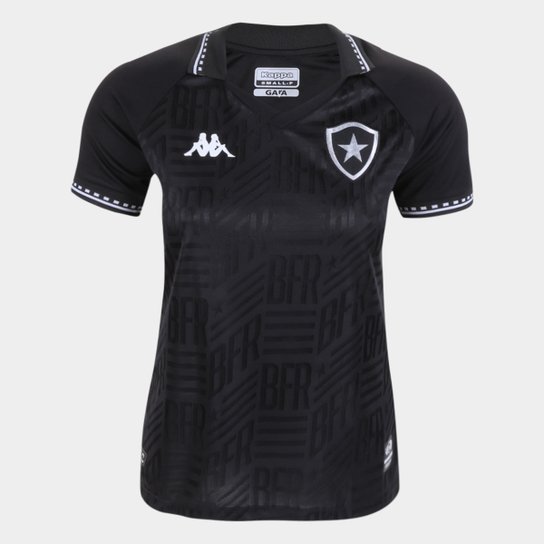 Camisa Botafogo II 21/22 s/n° Torcedor Kappa Feminina - Preto é ruim? Camisa Botafogo II 21/22 s/n° Torcedor Kappa Feminina - Preto é boa?