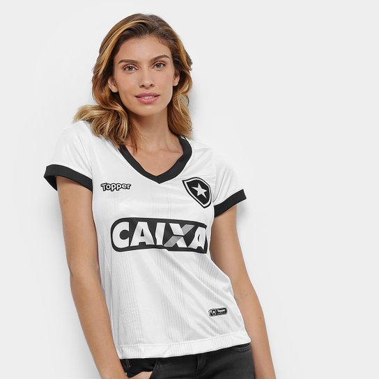 Camisa Botafogo III 2018 s/n° Torcedor Topper Feminina - Branco é ruim? Camisa Botafogo III 2018 s/n° Torcedor Topper Feminina - Branco é boa?