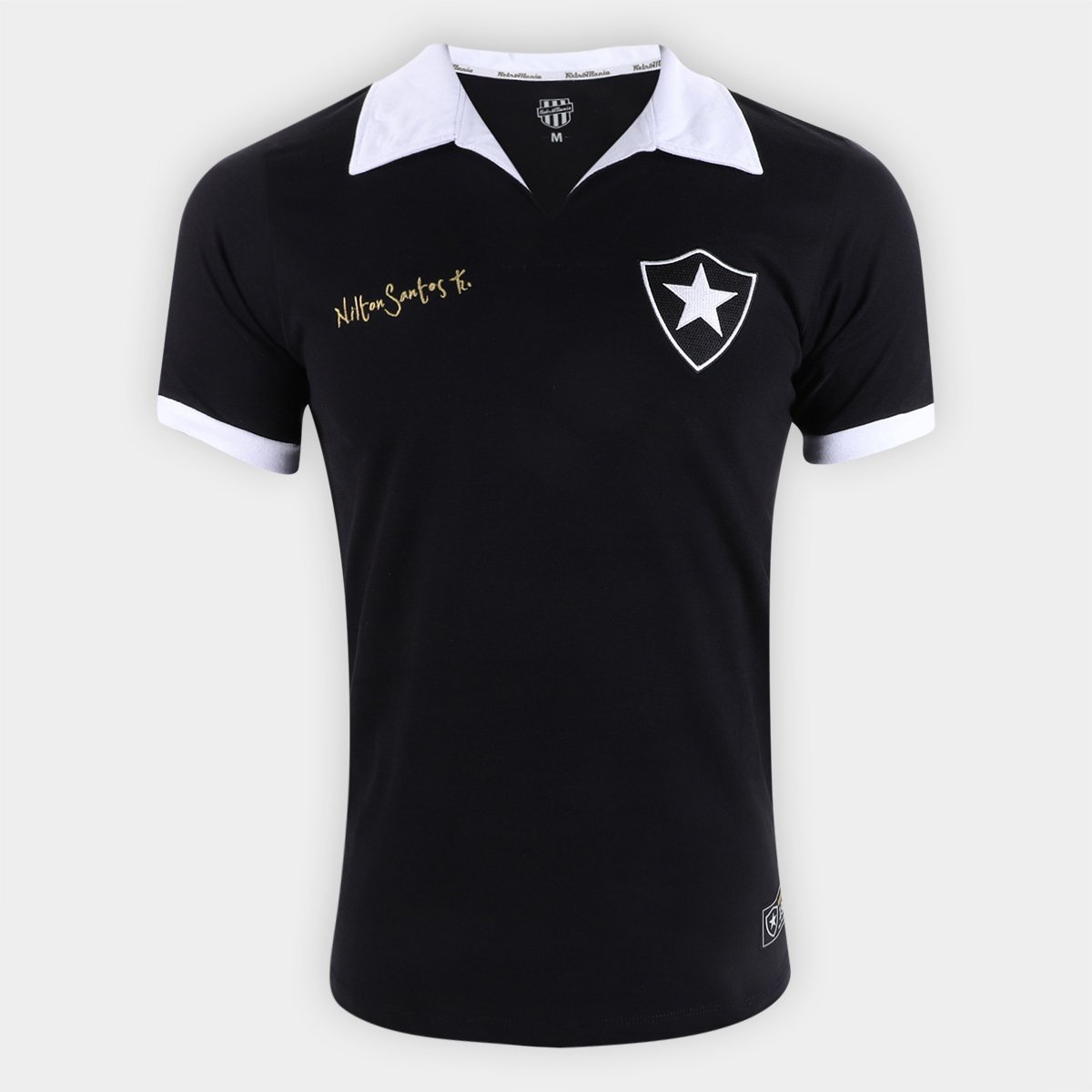 Camisa Botafogo Nilton Santos RetrôMania 1962 Masculina Menor preço em Camisa Botafogo Nilton Santos RetrôMania 1962 Masculina