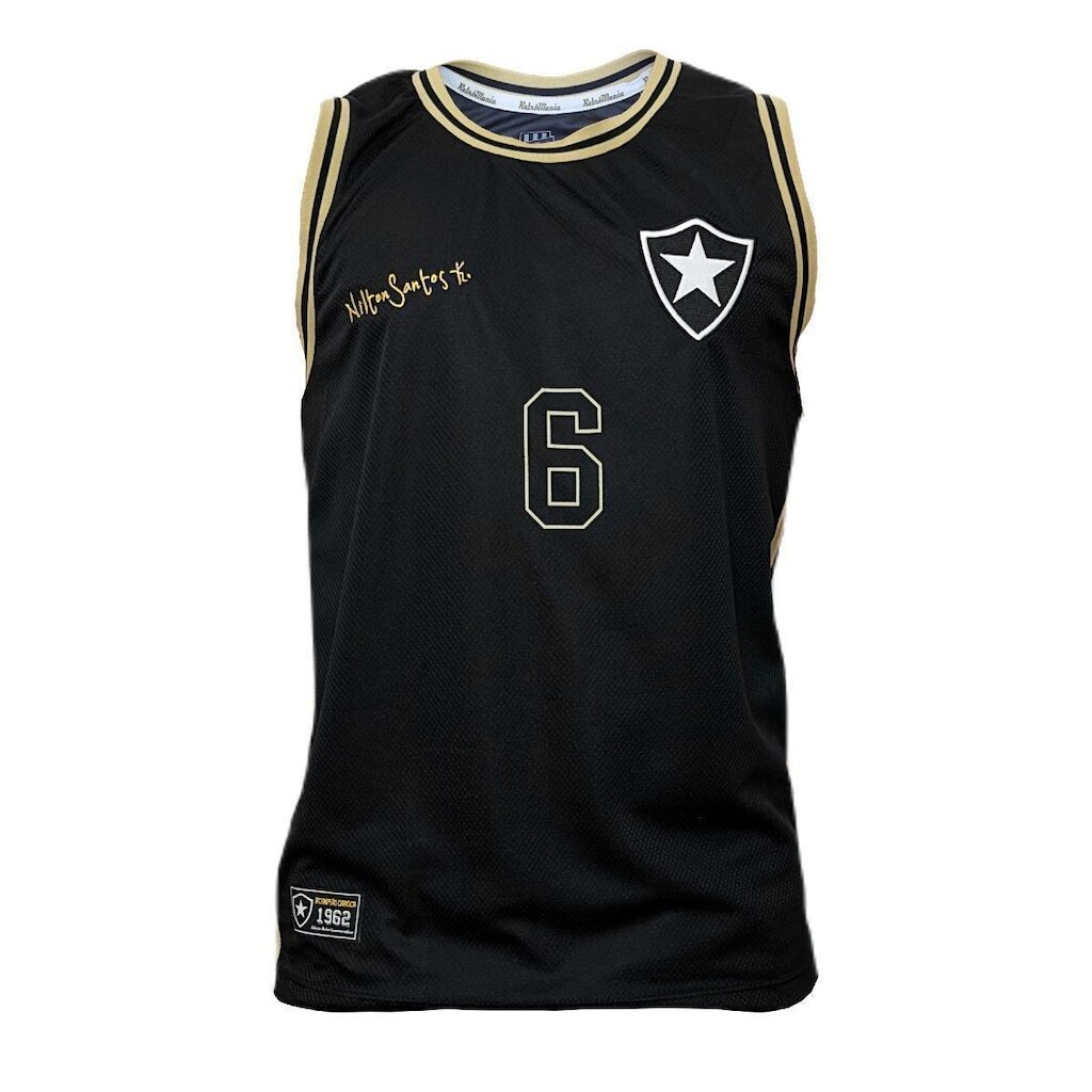 Camisa Botafogo Regata Retrô Nilton Santos Masculino