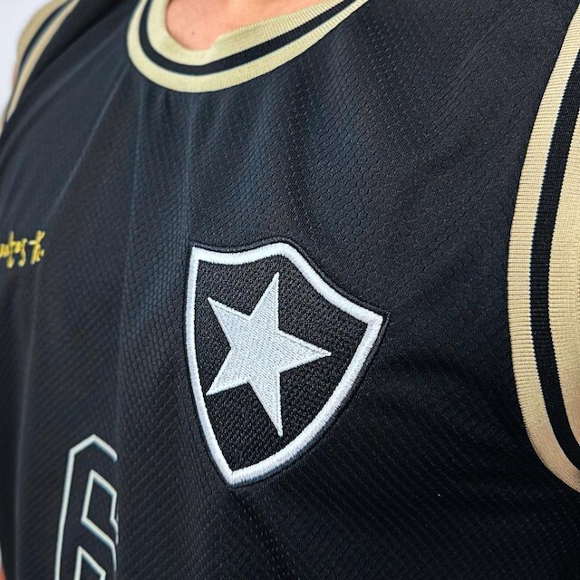 Camisa Botafogo Regata Retrô Nilton Santos Masculino