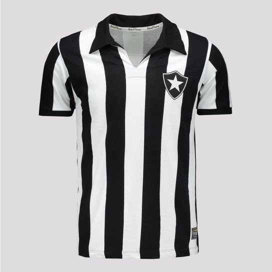 Camisa Botafogo Retrô 1962 7 - Preto Menor preço em Camisa Botafogo Retrô 1962 7 - Preto