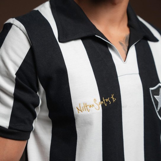 Camisa Botafogo Retrô 1962 Nilton Santos Masculina