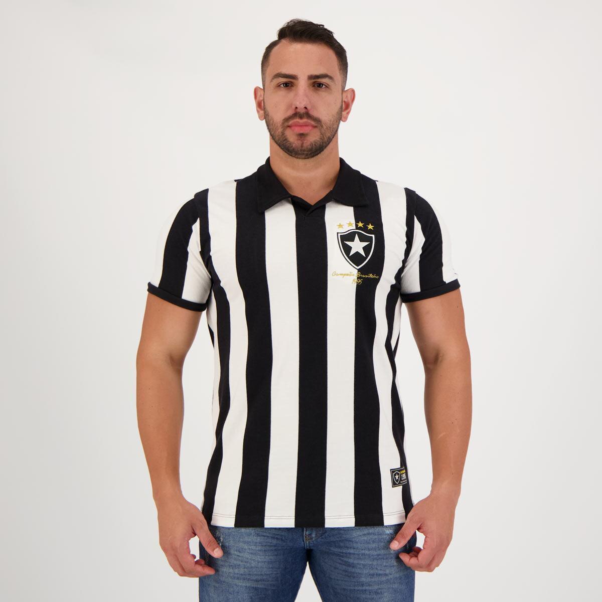 Camisa Botafogo Retrô Mania 1995 Masculina Menor preço em Camisa Botafogo Retrô Mania 1995 Masculina