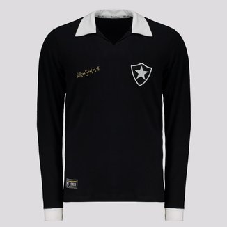 Camisa Botafogo Retrô Nilton Santos Manga Longa Masculina