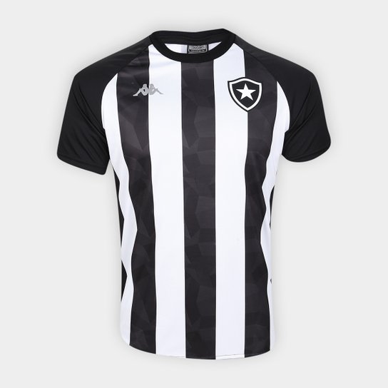 Camisa Botafogo Stripe Supporter 19/20 Kappa Masculina - Branco+Preto é ruim? Camisa Botafogo Stripe Supporter 19/20 Kappa Masculina - Branco+Preto é boa?