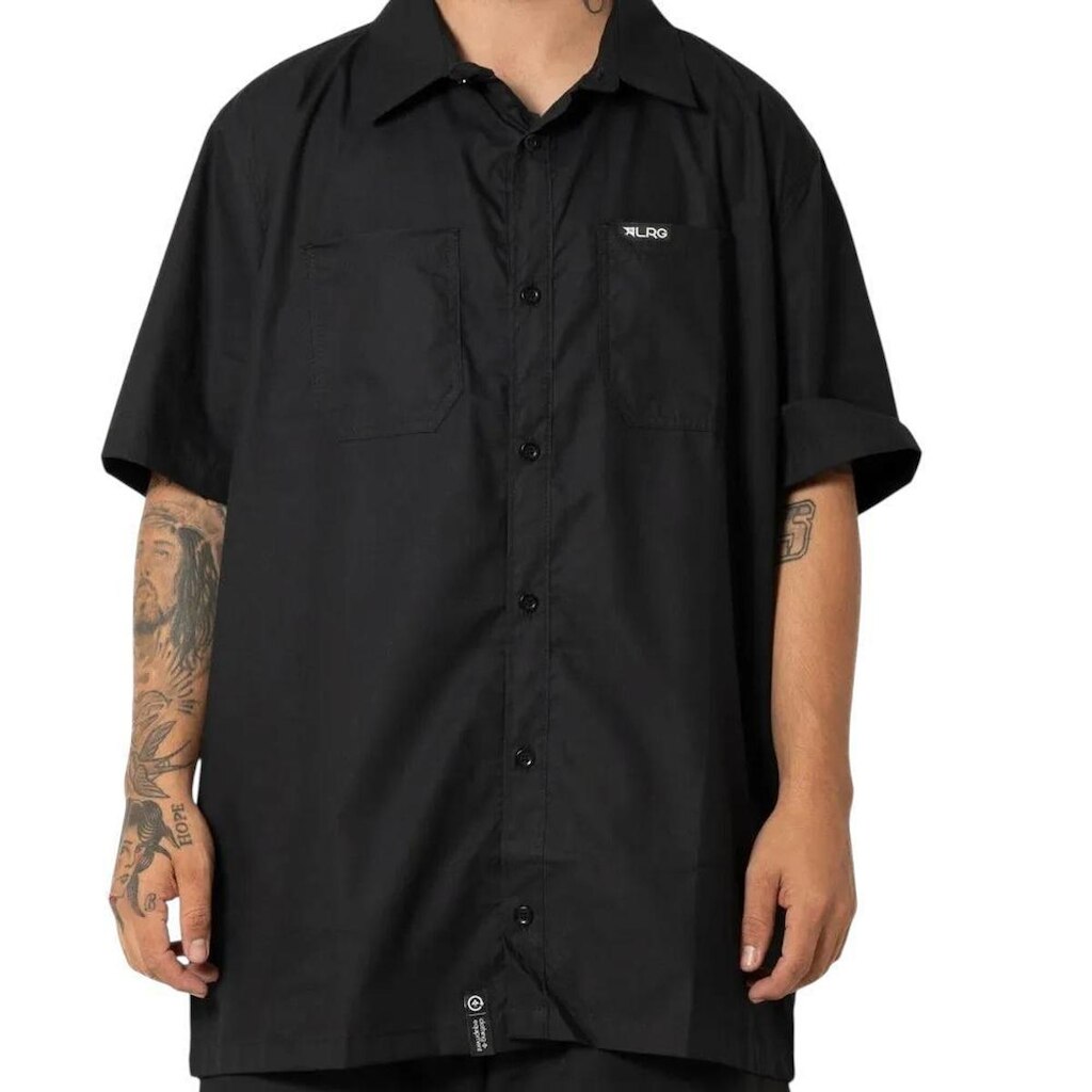 Camisa Botao Lrg Research Woven- LRG