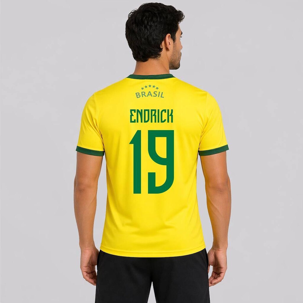 Camisa Brasil Balboa Canarinho  19 Endrick