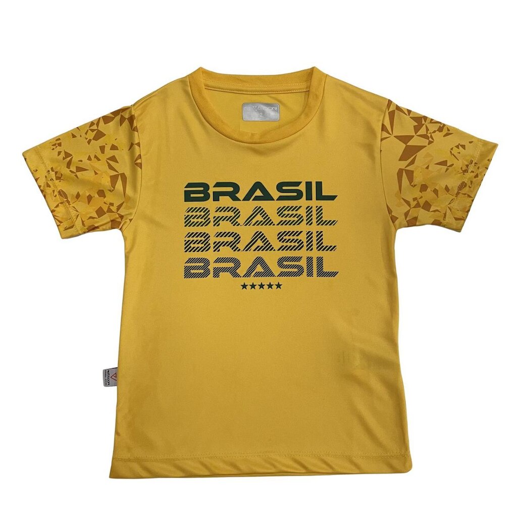Camisa Brasil Bandeira - Infantil