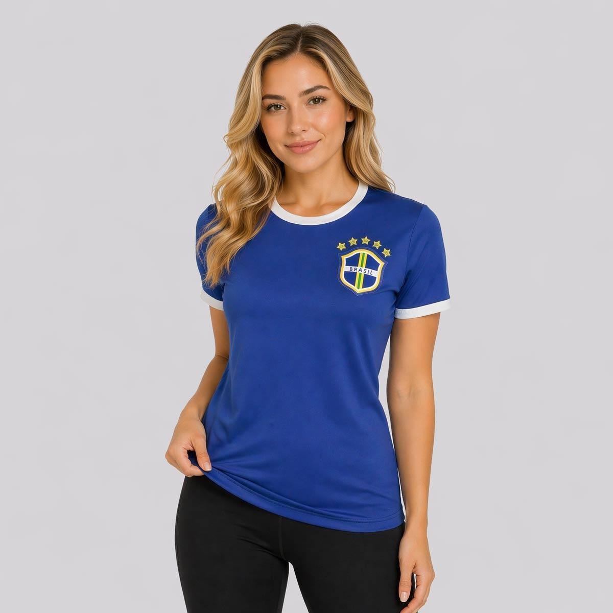 Camisa Brasil Canarinho Feminina