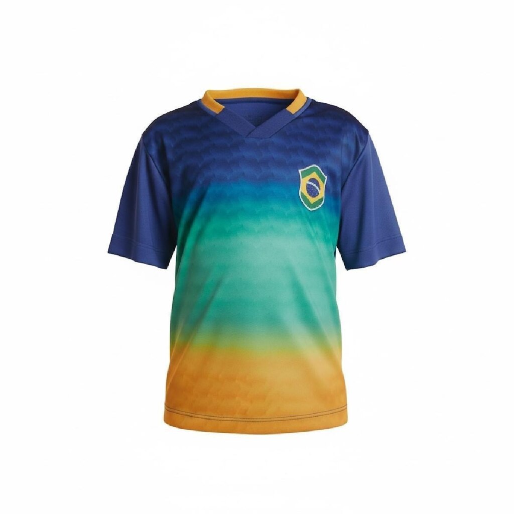 Camisa Brasil Casual Samba - Infantil