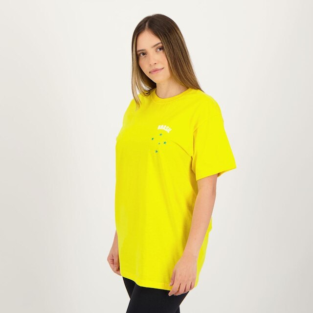 Camisa Brasil Clássica Amarela