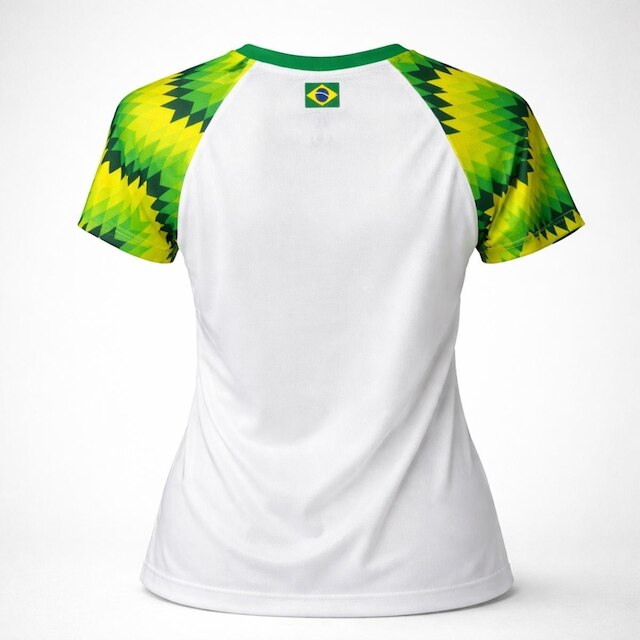 Camisa Brasil Essence Branca - Feminino