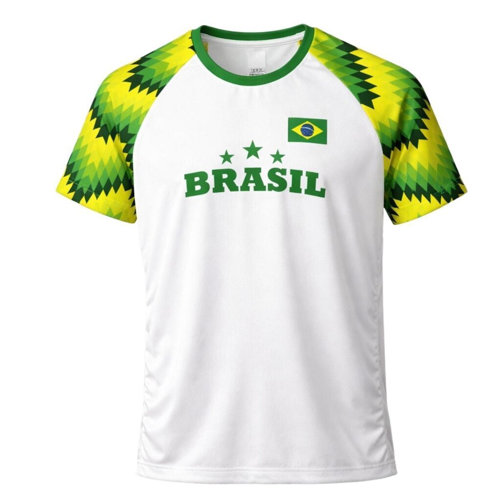 Camisa Brasil Essence Branca - Masculino