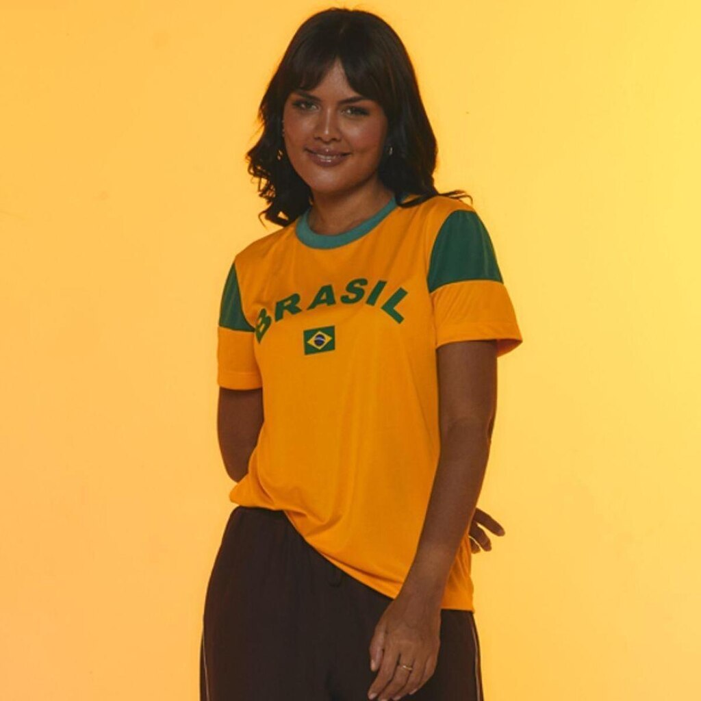 Camisa Brasil Feminina DENGO Braziline