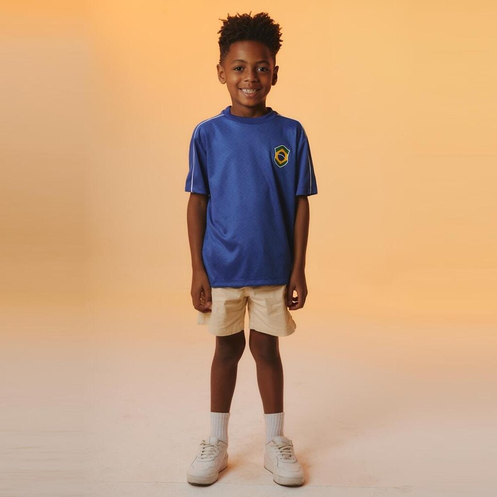 Camisa Brasil Infantil REFLEXO Braziline