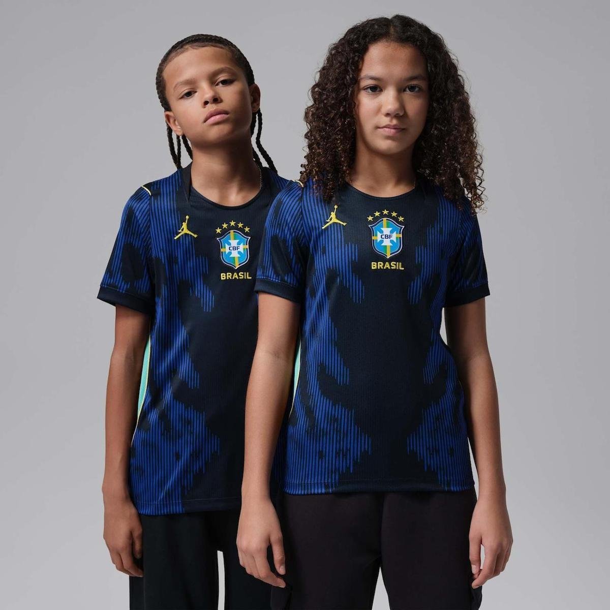 Camisa Brasil Jordan II 2026/27 Torcedor Pro Infantil