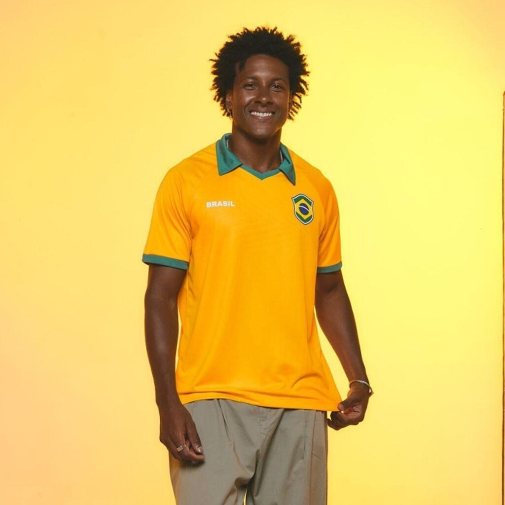 Camisa Brasil Masculina ESPELHO POLO Braziline
