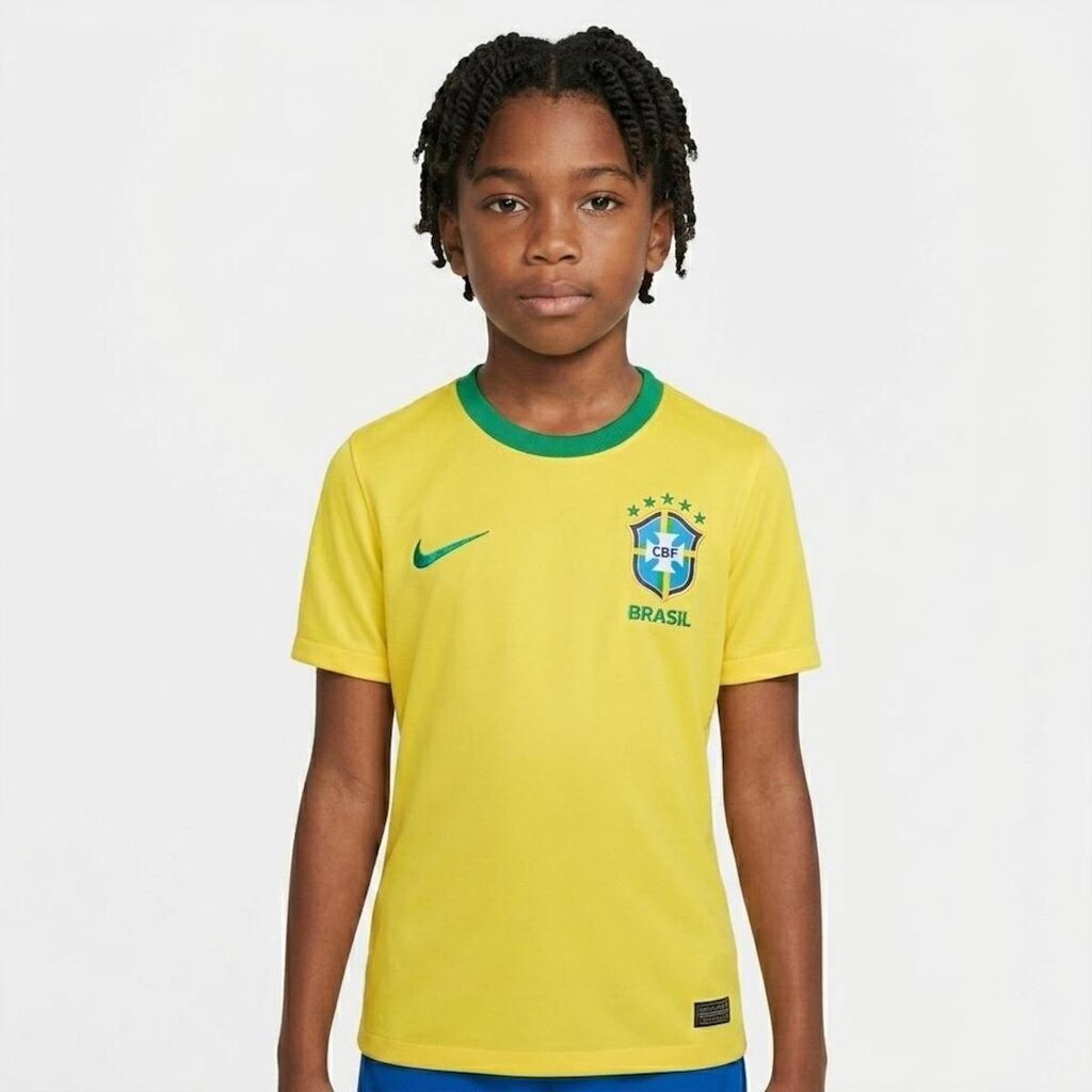 Camisa Brasil Nike I 2026/27 Fã Infantil