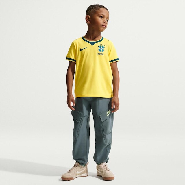 Camisa Brasil Nike I 2026/27 Torcedor Pro Criança