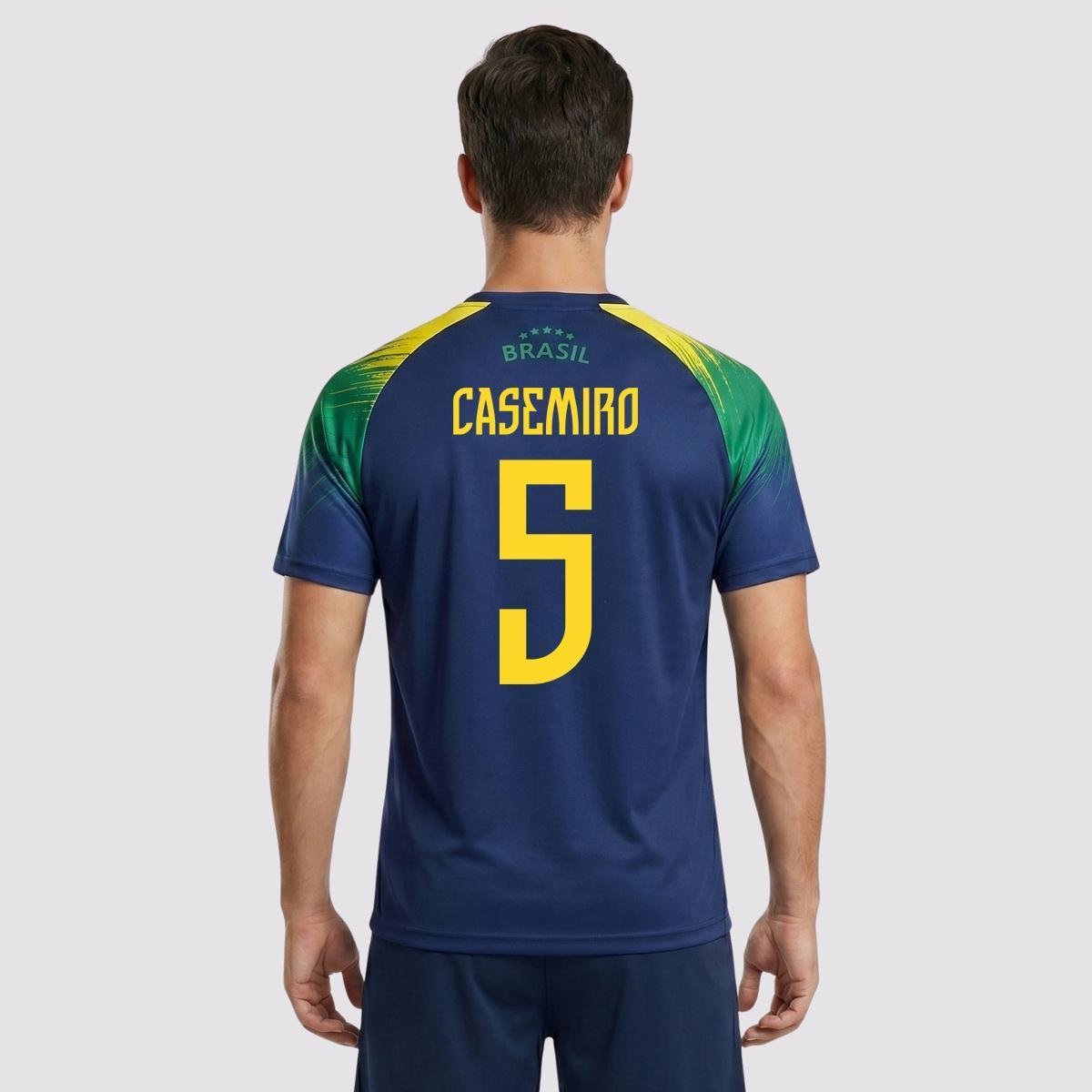 Camisa Brasil Raglan 5 Casemiro