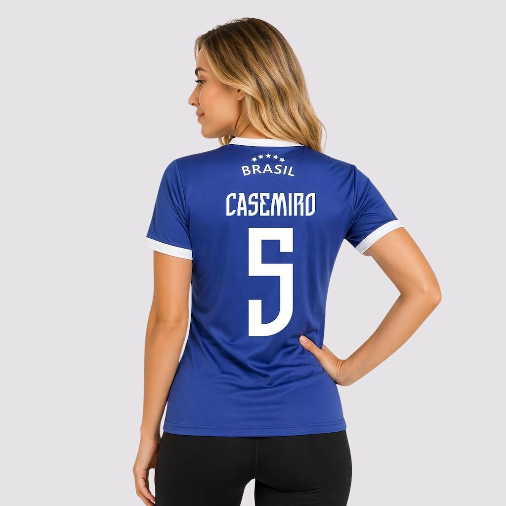 Camisa Brasil Retrô Feminina Casemiro 5