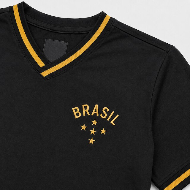 Camisa Brasil Retrô Gold Feminina