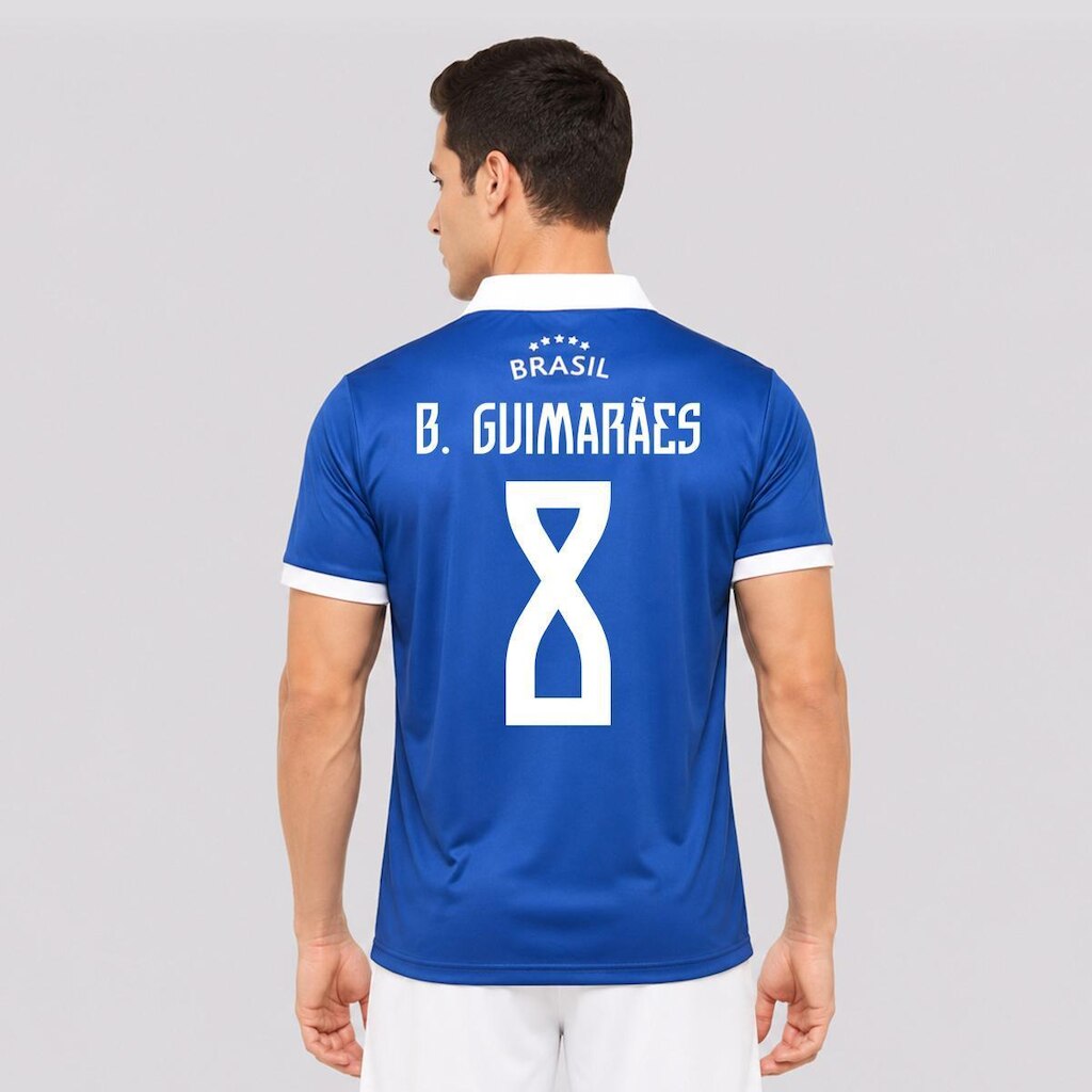 Camisa Brasil Seleça  8 B. Guimarães