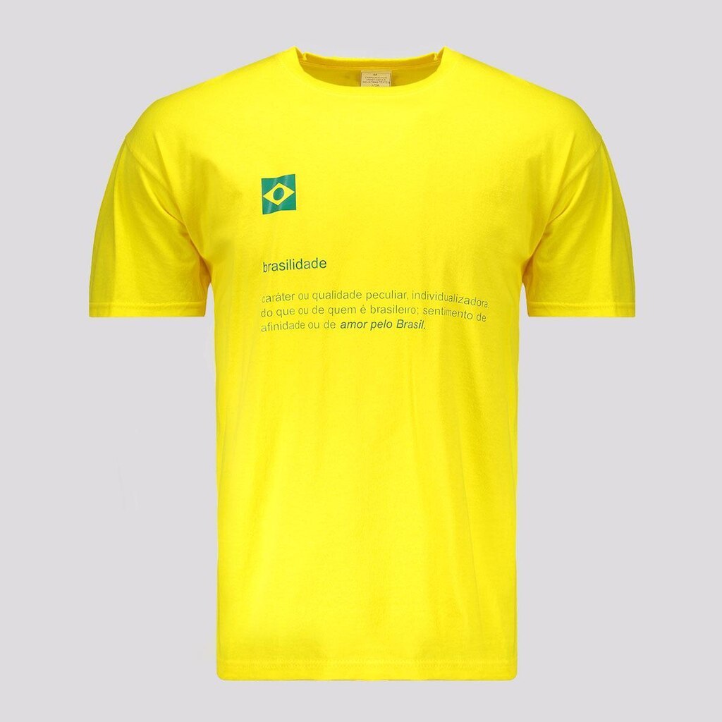 Camisa Brasilidade Amarela