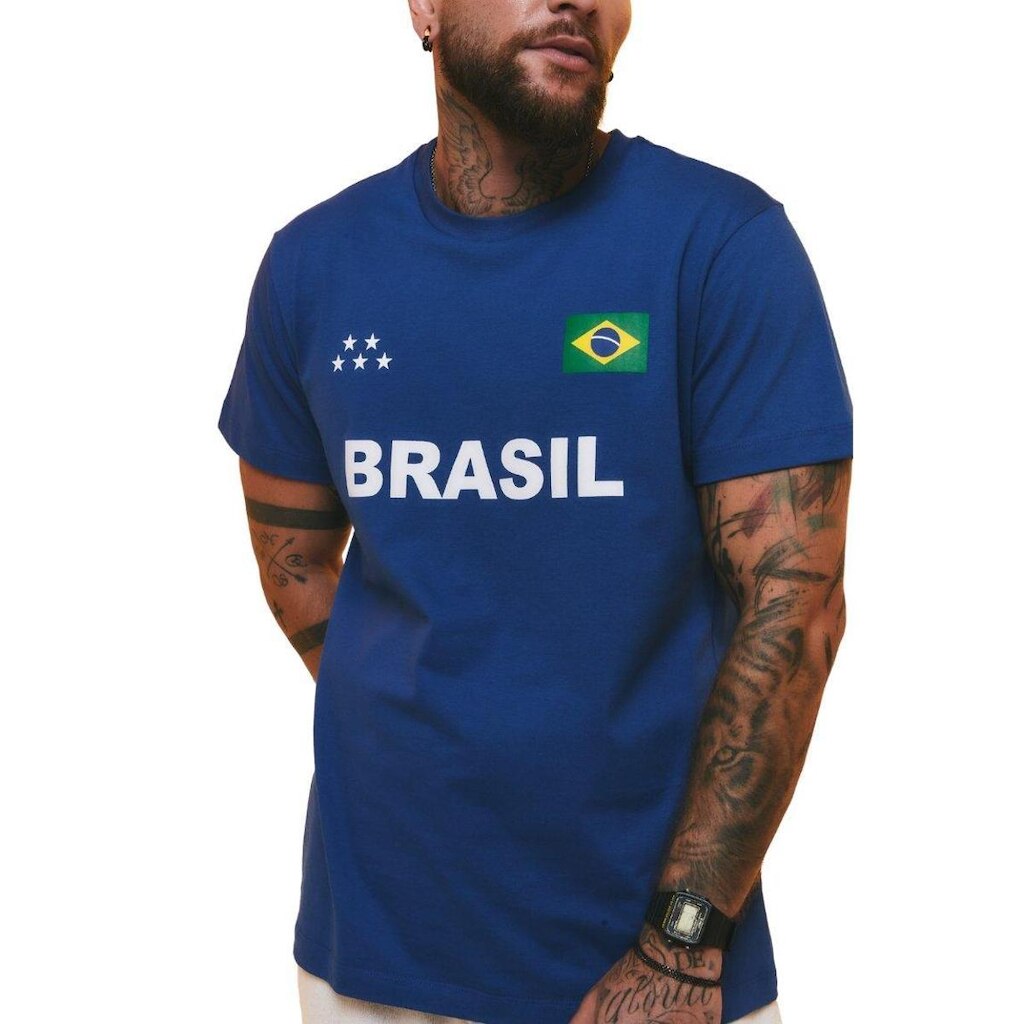 Camisa Braziline Brasil Lago Masculina