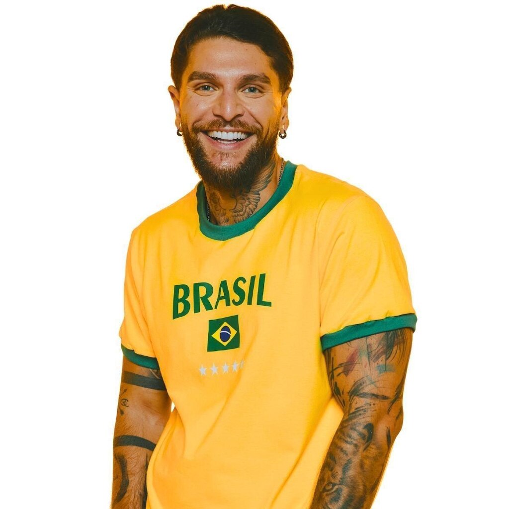 Camisa Braziline Brasil Retrô 5 Estrelas