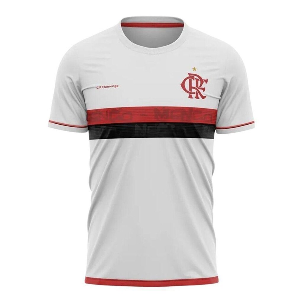 Camisa Braziline Flamengo Approval Infantil - Branco 2