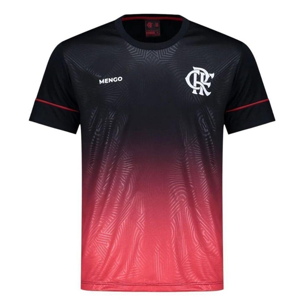 Camisa Braziline Flamengo Canastra Infantil - Preto 12