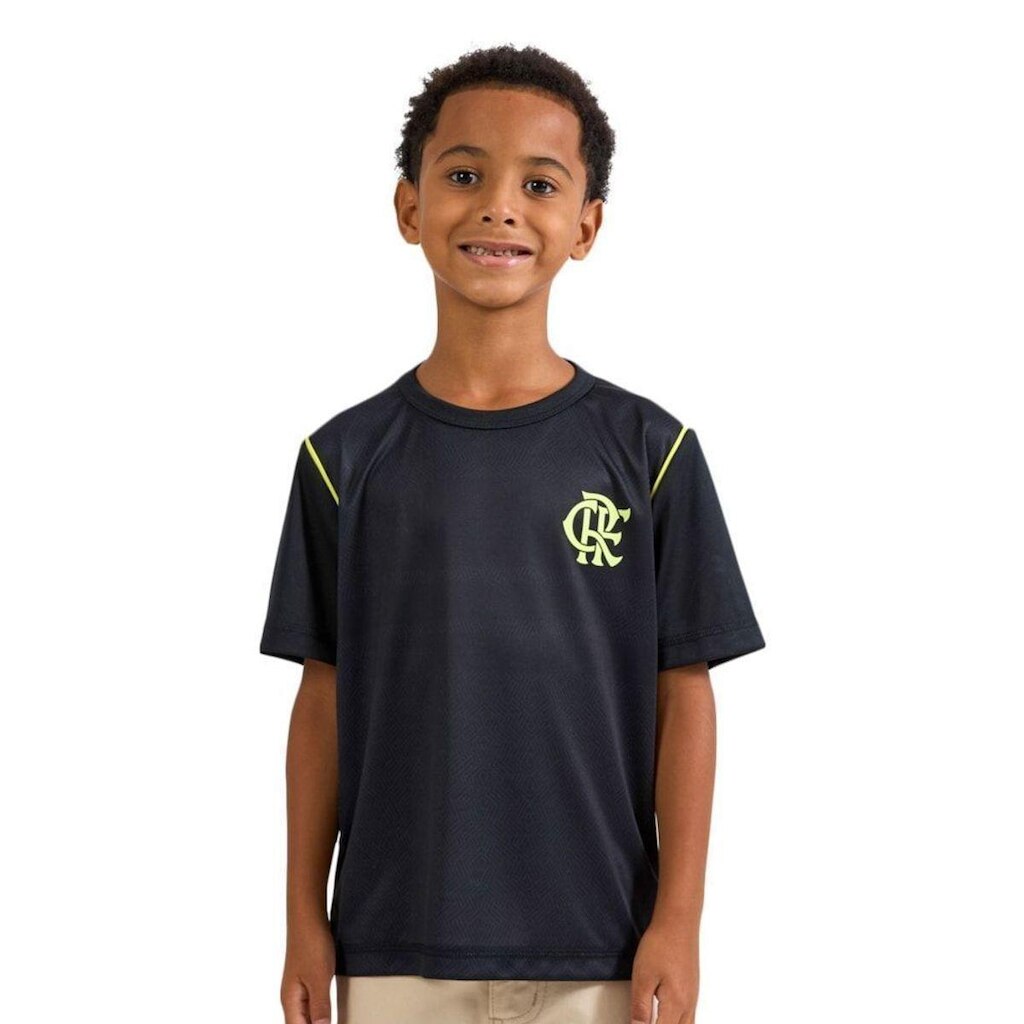 Camisa Braziline Flamengo Ser Infantil - Preto 12