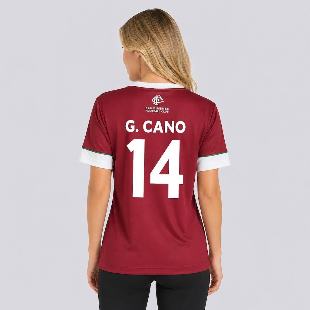 Camisa Braziline Fluminense Chiado Feminina Grená 14 Cano