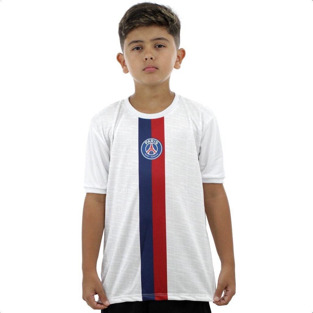 Camisa Braziline PSG Illuvium Branco - Infantil