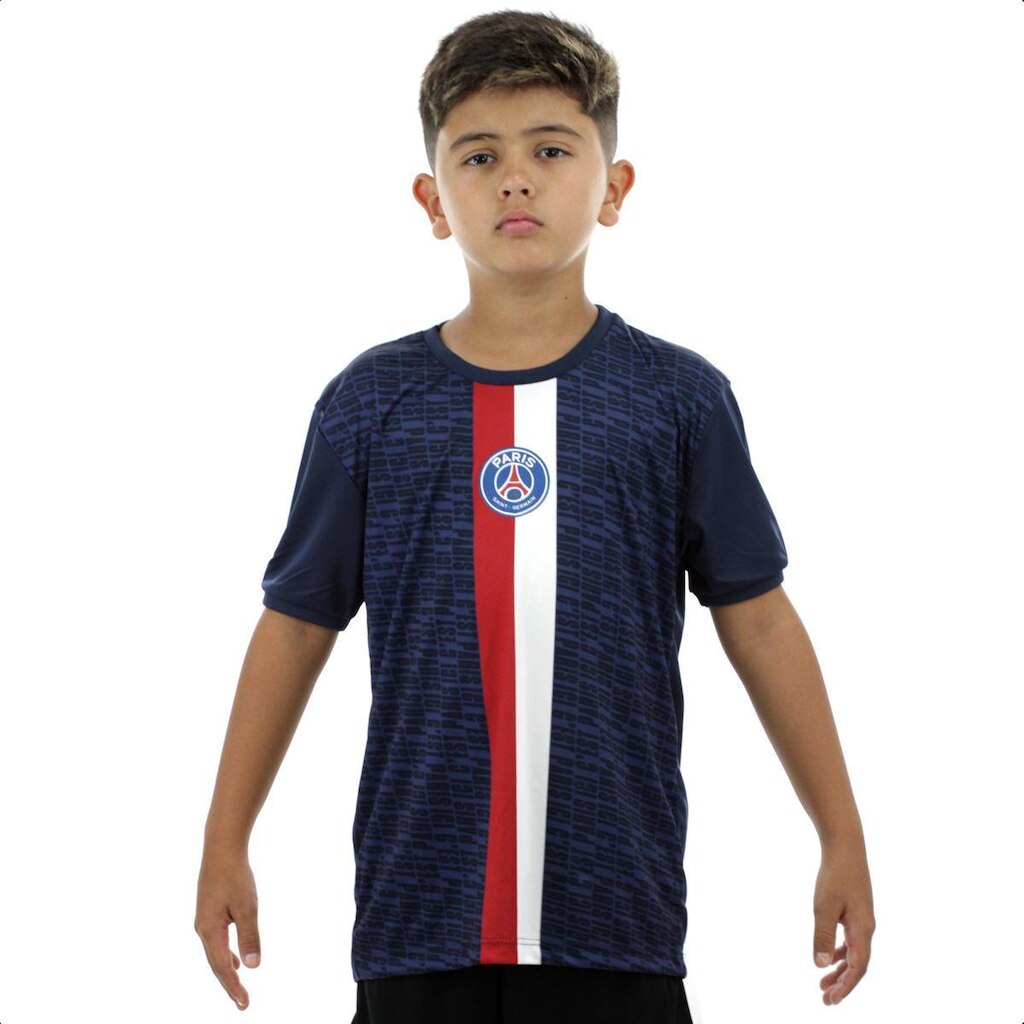 Camisa Braziline PSG Illuvium Marinho - Infantil