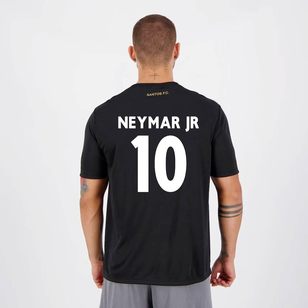 Camisa Braziline Santos Neymar JR 10 Parrot