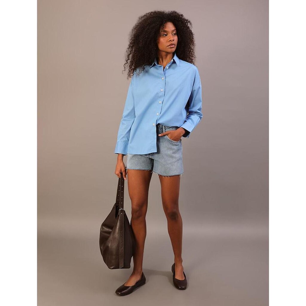 Camisa Calvin Klein Jeans Manga Longa Com Bordado Ck
