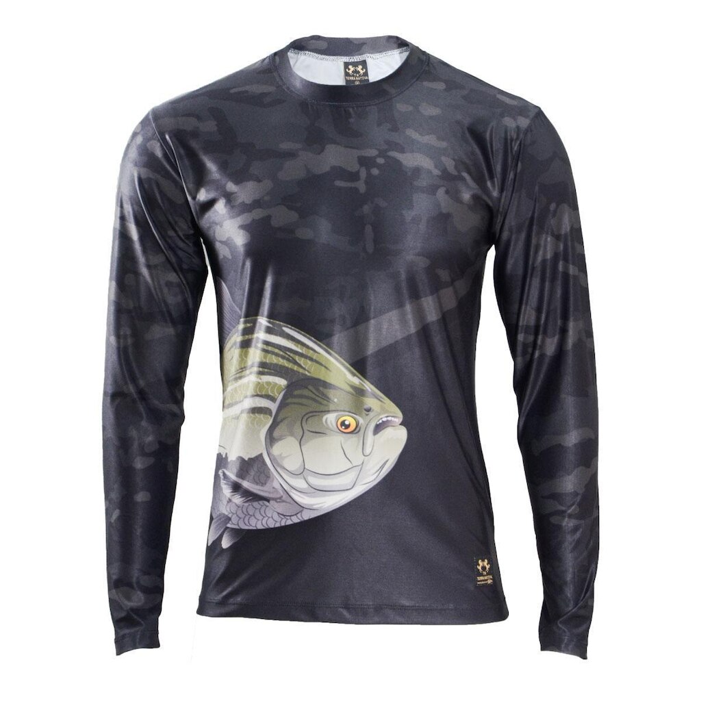 Camisa Camiseta Pesca Masculina Proteção Solar Uv50+
