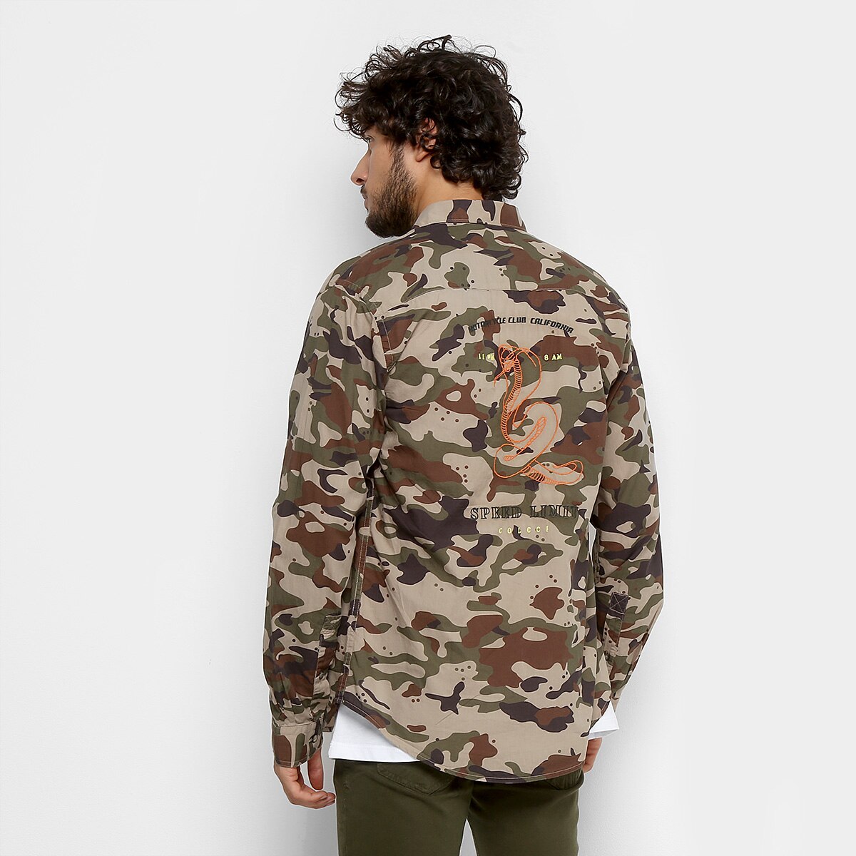 camisa camuflada levis