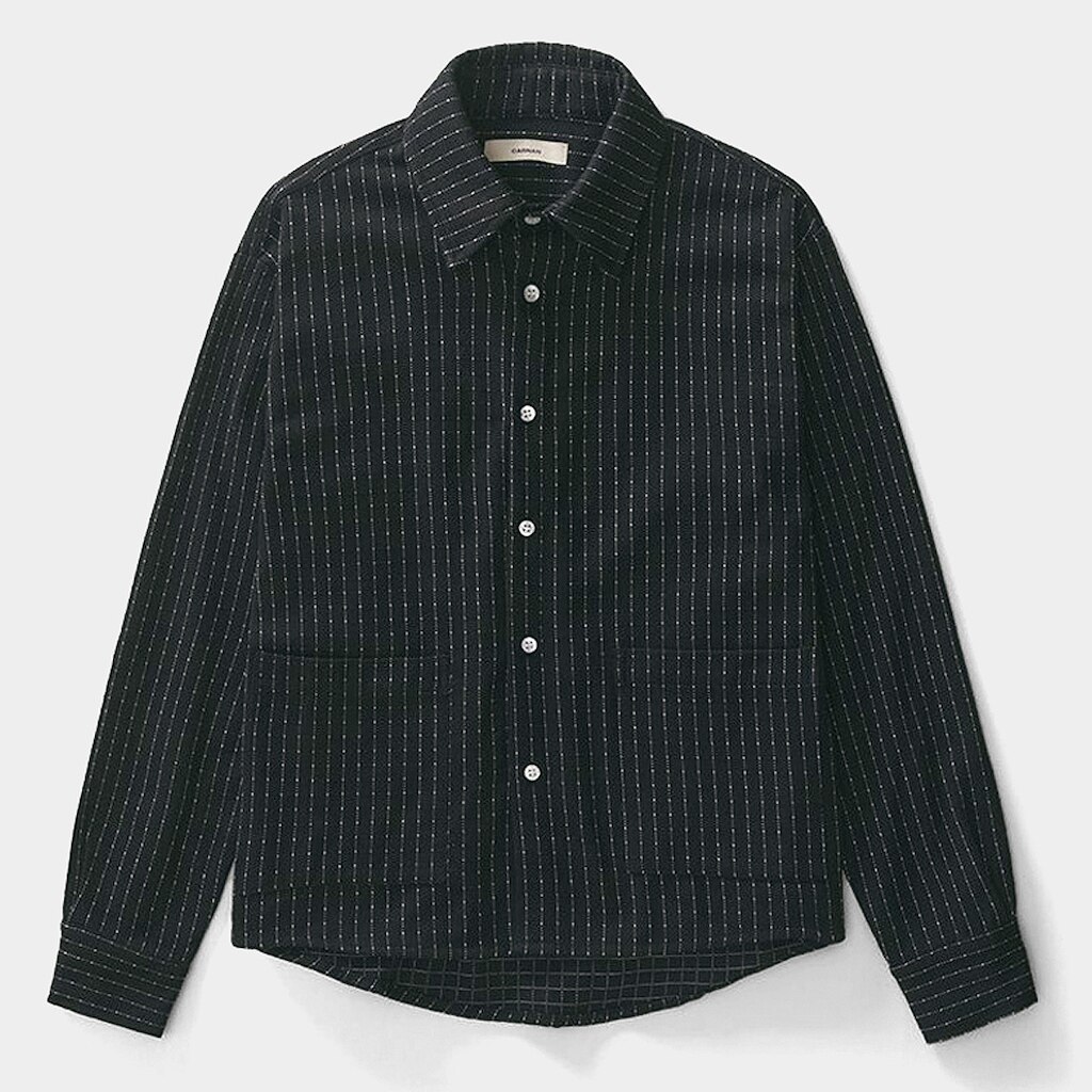 Camisa Carnan Pleated Sleeve Masculina