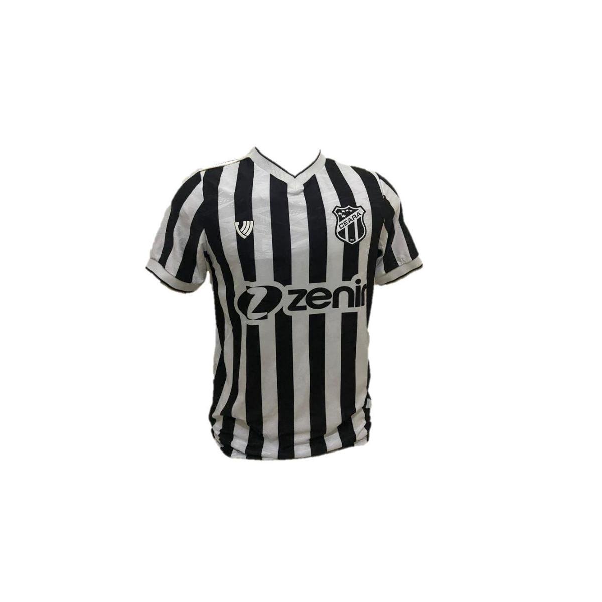 Camisa Ceará Vozão Jogo 1 Oficial com Patrocinio 23/24 Menor preço em Camisa Ceará Vozão Jogo 1 Oficial com Patrocinio 23/24